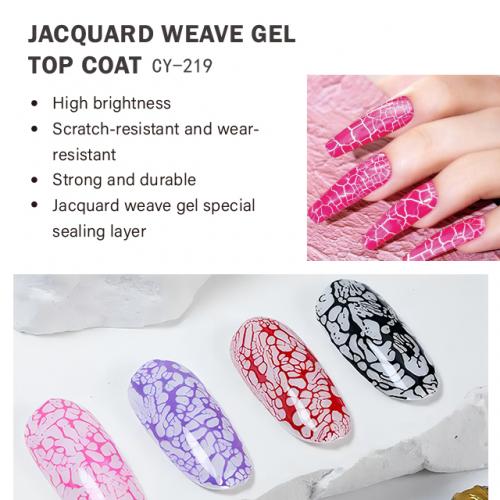 Jacquard Weave Gel Top Coat